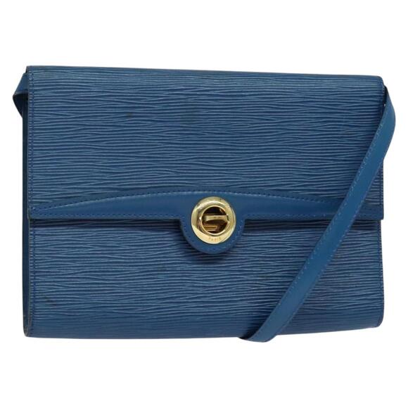 LOUIS VUITTON Epi Pochette Arche Shoulder Bag Blue M52575 - Picture 1 of 16